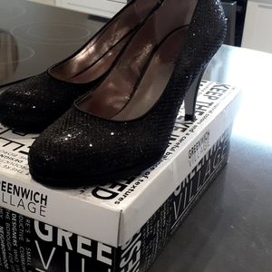 Greenwich village sparkly heels